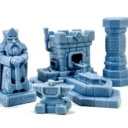 Print 'N' Roll: The Mountain King's Hoard (Texture Roller and Terrain Set)