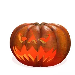 Pumpkin Halloween Horror Face Furniture Mask A