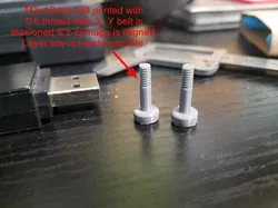 Raiscube Z-axis (X carriage) aligment posts