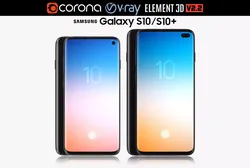 Samsung GALAXY S10 and S10 PLUS 3D model