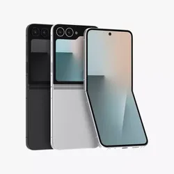 Samsung Galaxy Z Flip 7 FE Low-poly 3D model