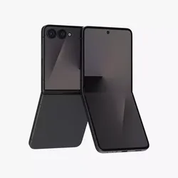 Samsung Galaxy Z Flip 7 Jetblack Low-poly 3D model