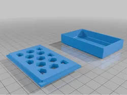 Stackable boxes with lid