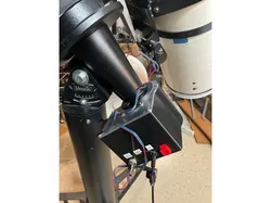 Telescope equatorial mount motor controller