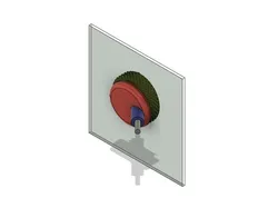 Bowden Tube 45 Degree Wall Pass-Through