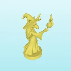 Characters & Creatures STL Download - unicorn wizardby HGS67