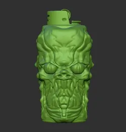COVER LIGHTER SLEEVE BIC INSECTOID ALIEN. COVER LIGHTER SLEEVE INSECTOIDE ALIEN. FDM. SLA .COVER TO PERSONALIZE YOUR BIC LIGHTER - BIC - HIGH DEFINITION FILES 3D-PRINTING . HD STL PRINT.