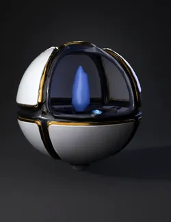 Create an original creature bonding device called Aurora Sphere Sh