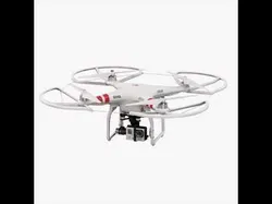 DJI Phantom 2 Quadcopter with Prop Guard and GoPro HERO3 Low-poly 3D model