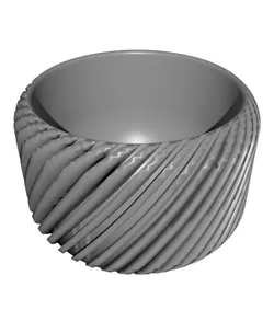 Helical Self Watering Pots with draining holes