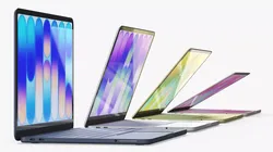 MacBook Neo Laptop Set with Four Colors 3D model