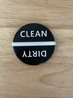 Magnetic Diswasher Clean/Dirty Indicator