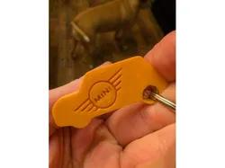 Mini Cooper Silhouette Keychain