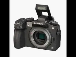 Panasonic Lumix DMC-G7 mirrorless digital camera Low-poly 3D model