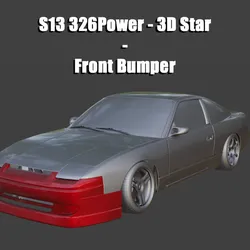 S13 326 power front bumper