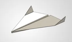Sheet Metal Paper Airplane Design