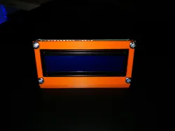 Simple LCD 1602 tilted holder - bracket
