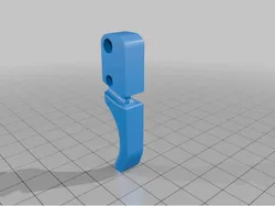Stronger, ergonomic trigger with bigger rubber band cut-outs