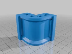 stronger strap clamp with no supports for printing