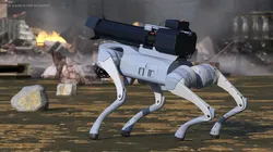 Thermonator Robot Dog in Stand Pose 3D model