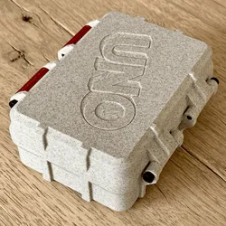 UNO Card Deck Protective Case – Sturdy 3D Printed Storage Box with Secure Lock System