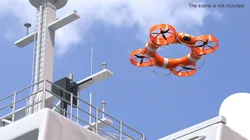 Water Rescue Drone Orange 3D model