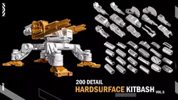 200 Detail Hard Surface Kitbash vol5 3D model