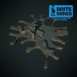 Bloody mess 28mm (supportless, FDM friendly)