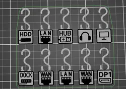 Cable Tag Set - Additional Icons II