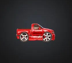 Cartoon Ford Lightning Key Chain