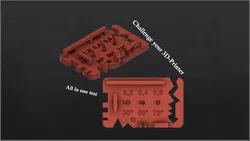Challenge your 3d-Printer - All in one printer test
