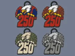 Colgante de cadena Águila Calva 250 Aniversario 4 de Julio Hype - Modelo de impresión 3D gratuito