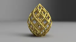 Cubic Lattice Statue