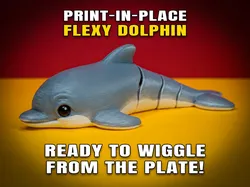 Delfín Flexy Lindo (Juguete Inquieto Articulado) - Modelo de impresión 3D gratuito