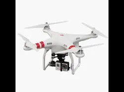 DJI Phantom 2 Quadcopter with GoPro HERO3 Low-poly 3D model