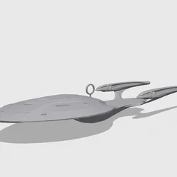 Enterprise F hanging ornament