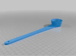 Long handle laundry scoop