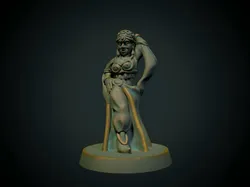 Oriental dancer 28mm (No supports, FDM friendly)