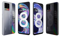 Realme 8 Cyber Black And Cyber Silver High Poly 3D model