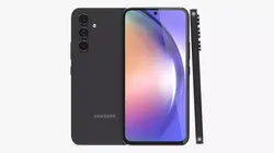 Samsung Galaxy A54 Graphite Low-poly 3D model