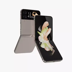 Samsung Galaxy Z Flip 4 Pink Gold Low-poly 3D model