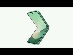 Samsung Galaxy Z Flip 6 Mint Low-poly 3D model
