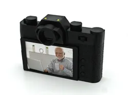 small picture frame - camera body - (3x4,5 cm pictures)