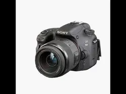 Sony SLT-A58 DSLR camera Kit DT 18-55mm f 3-5 5-6 SAM II Lens Low-poly 3D model