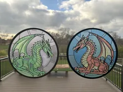 Stained Glass Dragon - (Bambu AMS Print)