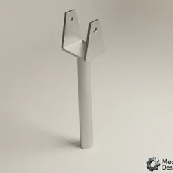 U-shaped fixing rod