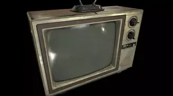 Vintage TV Low-poly 3D model