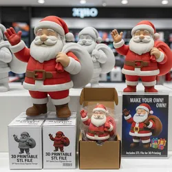 Waving Santa Figurine - DIY STL