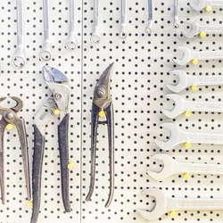 workshop hole wall hooks