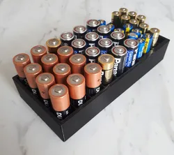 AA + AAA Batteries Storage
